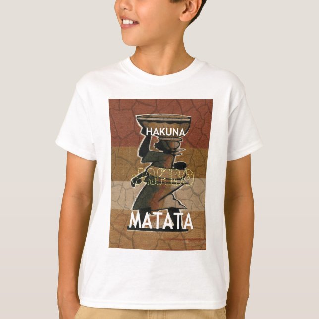 Jambo Habari Hakuna Matata. T-shirt (Framsida)