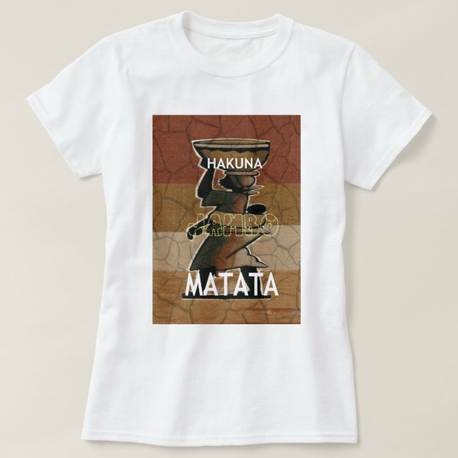 Jambo Habari Hakuna Matata. Tröja (Design framsida)