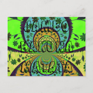 Jambo Hakuna Matata African Ethic Art Postcard Vykort