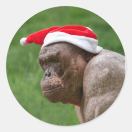 Jambo i julklapp runt klistermärke