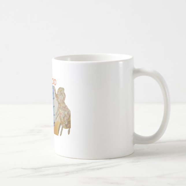 Jambo Jumbo African Kids Elephants Art Skriv ut Kaffemugg (Höger)