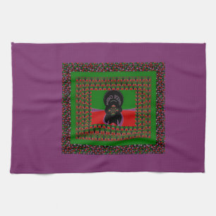 Jambo Kenya Art Skriv ut Kökshandduk