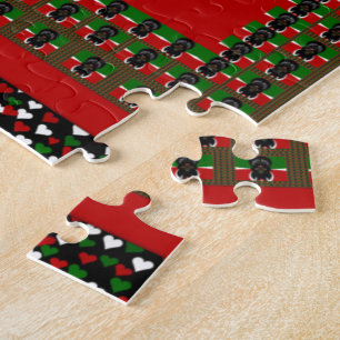 Jambo Kenya Art Skriv ut Pussel