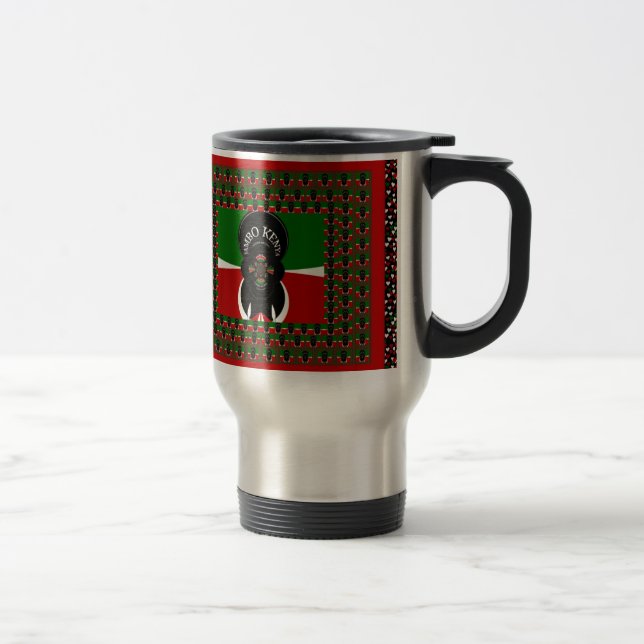 Jambo Kenya Art Skriv ut Resemugg (Höger)