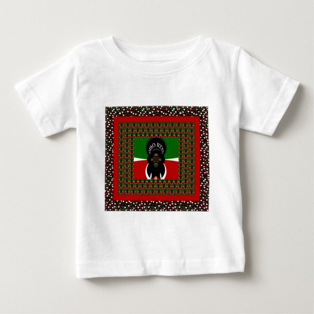 Jambo Kenya Art Skriv ut Tee Shirt (Framsida)