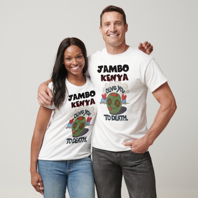 Jambo Kenya Hakuna Matata I kärlek dig till döden T-shirt (Unisex)