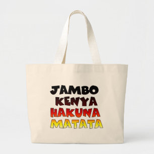 Jambo Kenya Hakuna Matata Jumbo Tygkasse