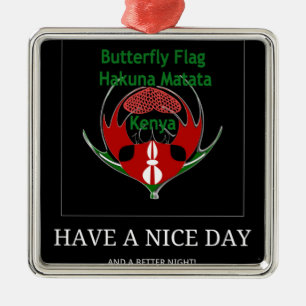Jambo Kenya Julgransprydnad Metall