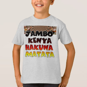 Jambo Kenya Sushi kaleidoscope Hakuna Matata T-shirt