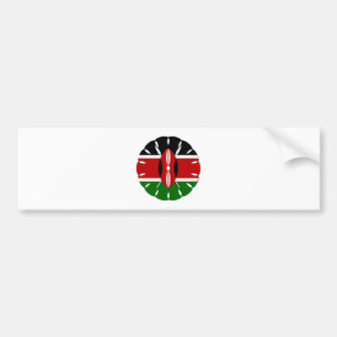 Jambo Kenyan Flagga Bildekal
