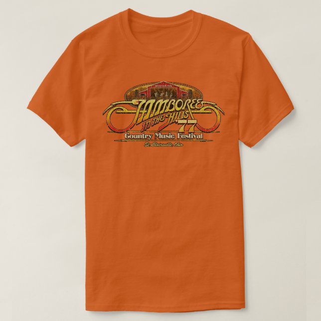 Jamboree i Backe 1977 T Shirt (Design framsida)