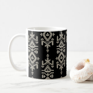 Jamdani tryck folk mönster kaffemugg