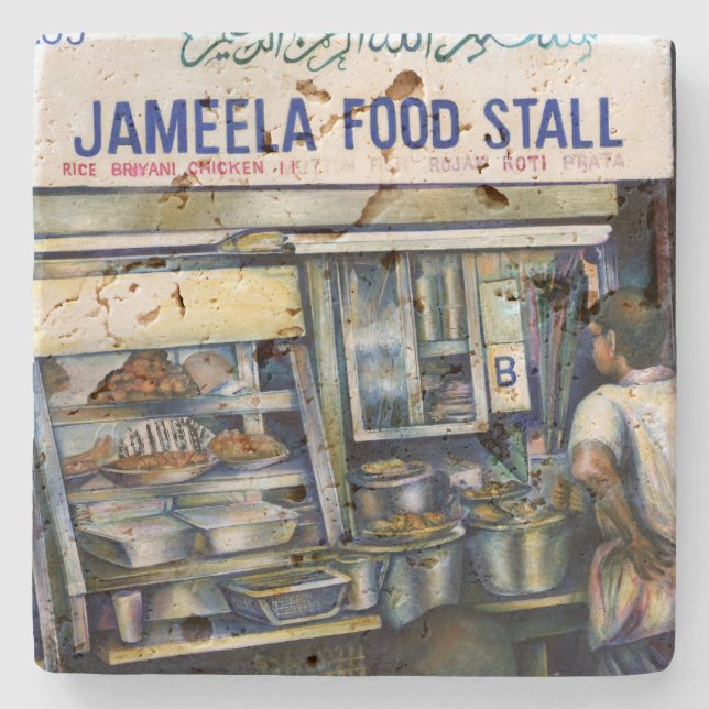 Jameelas Singapore Underlägg Sten (Framsidan)