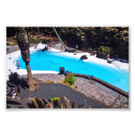 Jameos del Agua vulkanisk pool, Lanzarote Fototryck
