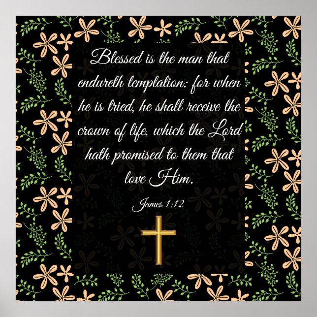 James 1:12 poster (Framsidan)