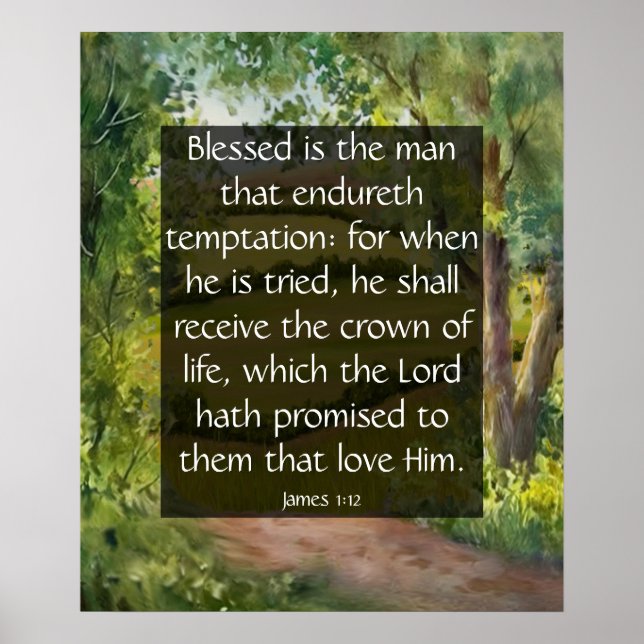 James 1:12 poster (Framsidan)