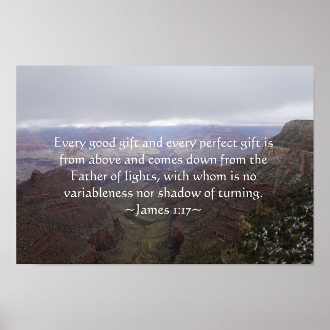 James 1:17 Poster (Framsidan)