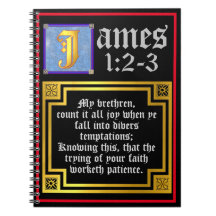 James 1:2 1:3 Upplyst KJV-biblisk citat