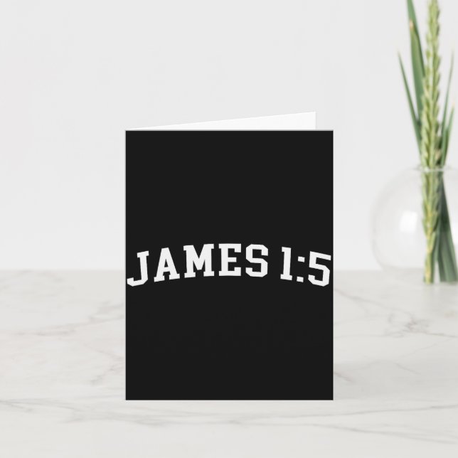 James 1 5  kort (Framsida)