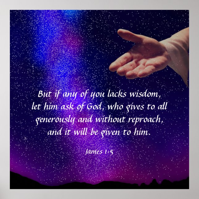 James 1:5 poster (Framsidan)