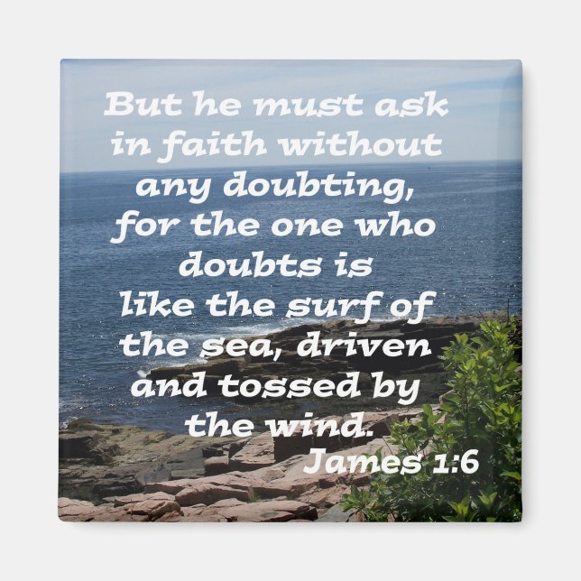 James 1:6 magnet (Framsidan)