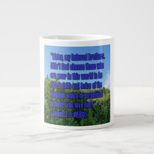 James 2:5 WEBU Mugg Jumbo Mugg