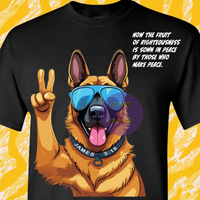 James 3:18 Bible Scripture - Christian T Shirt (Skapare uppladdad)