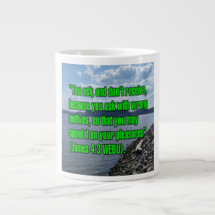 James 4:3 WEBU Mugg Jumbo Mugg