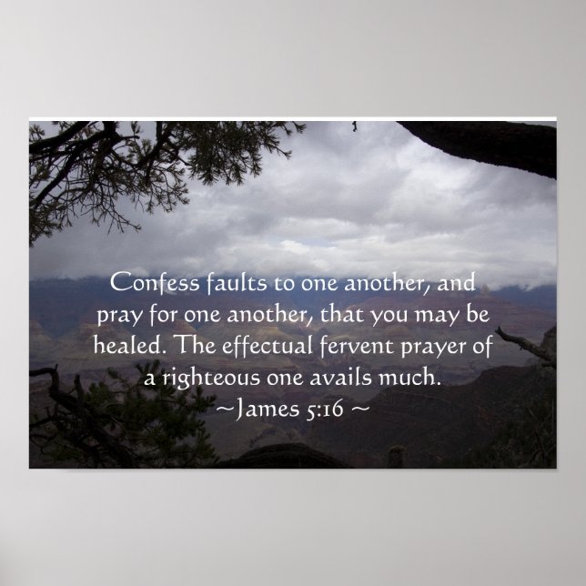 James 5:16 Poster (Framsidan)