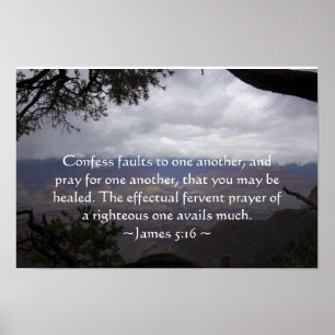 James 5:16affisch poster