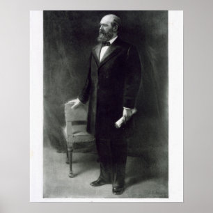 James A. Garfield, 20:e presidenten för United St. Poster