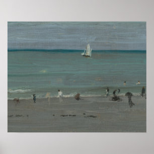 James Abbott McNeill Whistler-Kusten Scene, Bather Poster