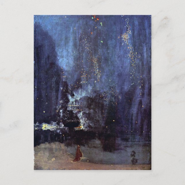 James Abbott McNeill Whistler - Natt i Black och Vykort (Framsida)