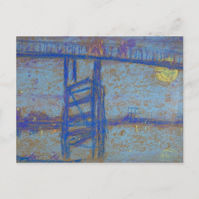 James Abbott McNeill Whistler-Nocturne-Battersea Vykort (Framsida)