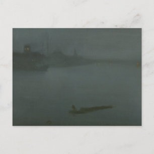 James Abbott McNeill Whistler - Nocturne in Blue Vykort