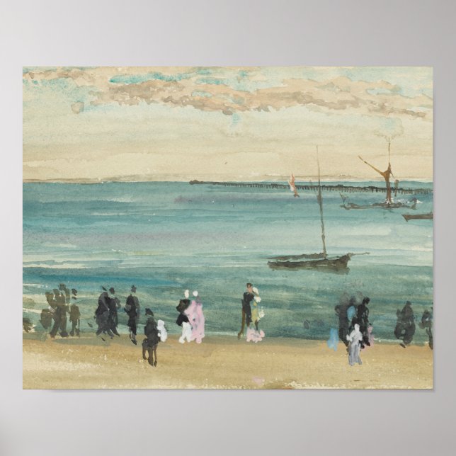 James Abbott McNeill Whistler - Southend Pier Poster (Framsidan)