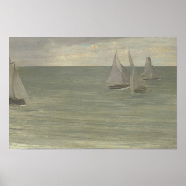 James Abbott McNeill Whistler - Trouville - Grått Poster (Framsidan)