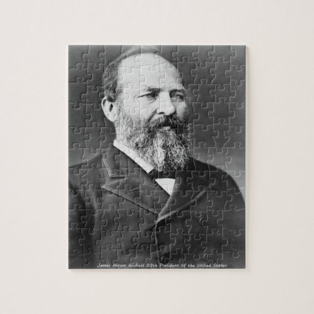 James Abraham Garfield, 20:e president i Amerika. Pussel (Vertikal)