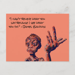 james baldwin-citat vykort