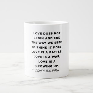 James Baldwin-citatet Mugg Jumbo Mugg