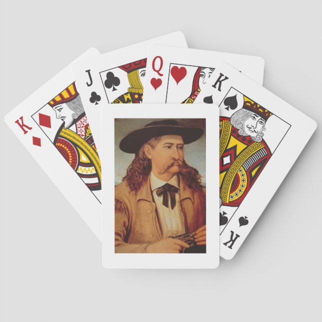 James betjänt "vildräkning" Hickok (1837-76) 1874 Spelkort (Baksidan)