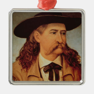 James betjänt "vildräkning" Hickok (1837-76) 187 Julgransprydnad Metall