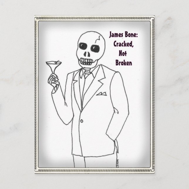 James Bone vycard Vykort (Framsida)