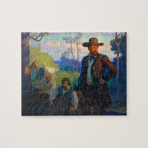 James Brothers in Missouri by N. C. Wyeth Pussel