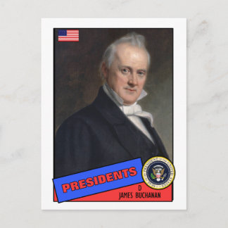 James Buchanan Baseball Card Vykort