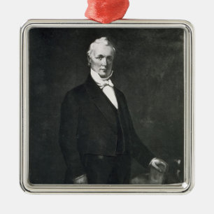 James Buchanan den 15th presidenten av det enigt Julgransprydnad Metall