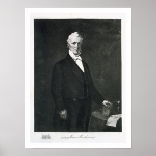 James Buchanan den 15th presidenten av det enigt Poster