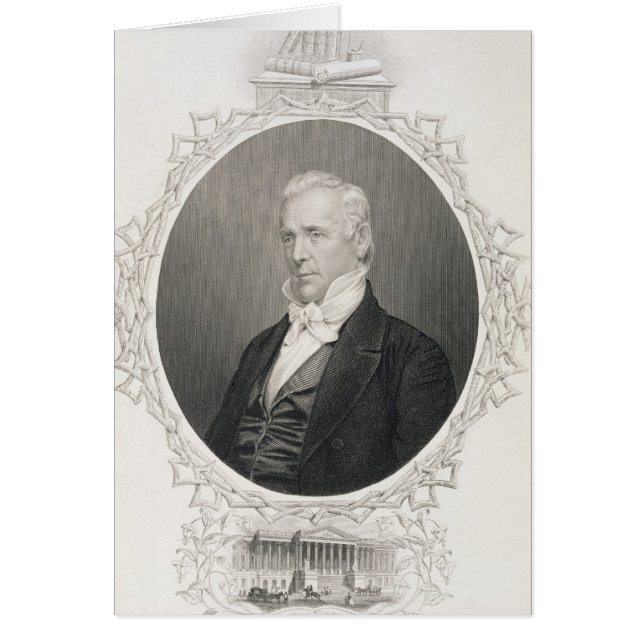James Buchanan Hälsningskort (Framsidan)