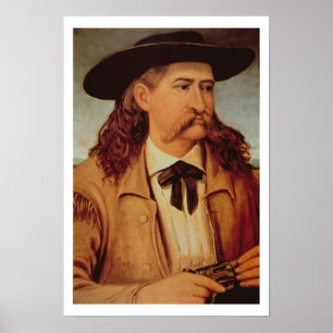 James Butler 'Vild Bill' Hickok (1837-76) 1874 (oi Poster