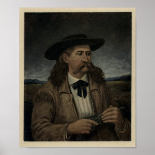 James Butler Vild Bill Hickok Poster